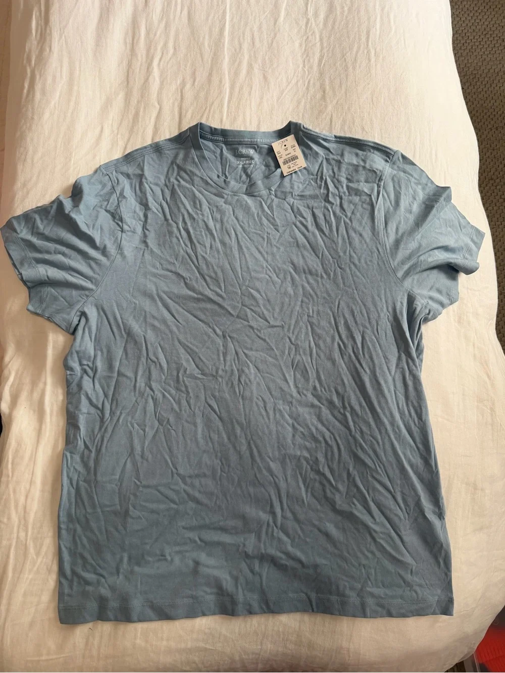 J. Crew Men's Sky Blue Crew Neck T-Shirt